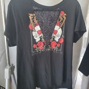 Express Graphic Tee Flattering